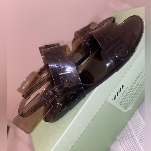 OFF-WHITE C/O VIRGIL ABLOH
Women's Black Polyvinyl Sandal - Picture 8 of 8